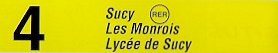 Ligne 4 - Sucy RER > Lycée de Sucy